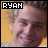Two side-by-side pixelated images of a person with light brown hair against a yellow background, each displaying the name "RYAN" in blocky text above their head.