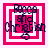 Four identical square icons with pink and white borders display 'Penny and Christian' text above a heart symbol, each showing slight pixelation.