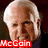 Two side-by-side pixelated images of a person with white hair, showing different facial expressions and text overlays.