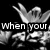 Black-and-white animated icon shows a hand making a rock-on gesture with text overlays reading 'when your life flashes before your eyes... make sure it's worth watching.'