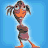 Animated contact sheet of Chicken Little character frames with text variations and Disney branding on blue background