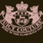 Pixelated icon with dark green, maroon, and gray sections; maroon background with pink text "I" and "LOVE..."; central emblem with crown and shield-like design.