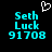 Pixelated cyan text on black background with a white heart symbol above the left side.