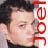 Static 48x48 pixel buddy icon featuring a close-up of a person's face with dark hair and light skin, alongside vertical red circular text elements on the right side.