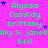 A static image with a bright pink background displays repeated text in green and blue, including names like Alyssa Cassidy brittany Ally & janell bffl and small purple stars.
