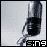 Black-and-white animated icon of a vintage microphone with visible text changing across frames.