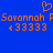 Blue background with orange pixelated text and symbols, including a heart outline above the text.