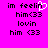 A bright pink background displays black pixelated text and a white heart symbol, with the heart animating to appear and disappear.