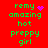 Red background with green pixelated text reading 'remy amazing hot preppy girl' and a purple heart or star symbol changing position across frames.