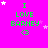 Bright pink background with green text "I LOVE BARNEY" and a small green arrow, surrounded by white and light purple stars in various positions.