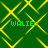 Green background with yellow diamond-shaped pattern and four instances of green text reading 'WALIEN' in pixelated font