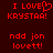 Red pixelated text on dark red background with heart symbol replacing 'O' in 'LOVE', two identical side-by-side