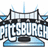 Pixelated icon depicts a stylized cityscape with prominent 'PITTSBURGH' text in blocky white letters over dark and light blue structures.