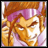 Pixelated anime-style character with orange hair and purple headband, next to black background with white text reading 'Anime IM' and 'com'