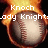 Two pixelated circular icons with fiery halos, each featuring a baseball-like sphere with visible stitching and overlaid text.