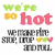A collage of five distinct text-based buddy icons with colorful, pixelated lettering and various phrases about friendship and affection.