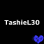 Four identical text labels above four pixelated heart icons in blue, green, purple, and orange on a black background.