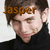 Pixelated close-up of a person with brown hair wearing dark clothing, overlaid with orange text reading 'jasper' on the forehead.