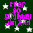 Dark green background with white stars and purple text reading "ever so slightly jinxed" in a pixelated font.