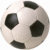 A soccer ball with black and white appears on a white background, while the text 'IS LIFE' is displayed in gray letters on separate black backgrounds