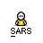 Animated contact sheet of a pixel art character with yellow shirt and white head, showing multiple frames with text bubbles in various states.