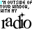 Repeated text and star symbols in black, cyan, green, blue, and purple on white background with animated color shifts.