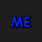 Blue Cookie Monster face with red outline on black background, surrounded by text blocks on blue and black