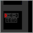 25 pixelated icons showing a stylized face with 'DEAD' text, each icon displaying different color variations and animation states