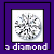 Four purple-framed display a diamond graphic with text reading 'a diamond is a girl's best friend' in pixelated white font