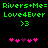 Green pixelated text and symbols on black background with pink heart icons, two identical side-by-side layouts.