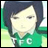 A 48x48 pixel buddy icon featuring a Digimon character in green attire with "TFC" text on the chest, paired with a black background displaying "Anime IM" and "COM" text.
