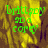 Green text reading 'brittany and corey' on a yellow-brown textured background with a gray on the right