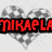 A four- of pixelated text and heart symbols with red, black, gray, white, pink, and cyan colors