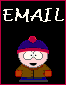 Pixelated cartoon character with purple hat and brown jacket appears in showing mouth expressions changing from open to closed