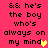 Pixelated text on bright pink background with two heart symbols changing color between frames.