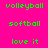 A static image with a bright pink background displays green pixelated text reading volleyball, softball, and love it arranged in a pattern with white rectangular overlays
