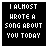 Animated contact sheet of 25 pixel-art frames showing text changes and heart symbols on black background, forming a song lyric sequence with color-coded words.