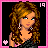 A 4x4 contact sheet of pixel art frames showing a cartoon woman with curly brown hair and pink earrings, wearing a black one-shoulder top and blue jeans, transitioning through poses and text overlays that spell "LOVE FOR ME" in pink letters.