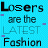 Pixelated text repeats 'Losers are the LATEST Fashion' on cyan background with purple accents, animated across four identical frames.