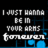 Pixelated text reads "I just wanna be in your arms tomorrow" over a black background with blue grid lines and blue pixel clusters.