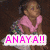 A four- of a child in various poses with text overlays: 'ANAYA!!' pink, 'SEXY!!' teal, 'NANA!!!' red, and an empty