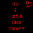 Red pixelated text and a heart symbol on a black background, with identical text on both sides of the heart.
