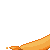 Pixel art character with orange hair and green eyes showing multiple facial expressions and hair movement animations.