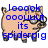 Pixelated image of a pig with blue text overlay reading 'look its spiderpig' on a white background.