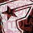 Pixelated image with abstract shapes in brown, white, and black tones; no clear subjects or text visible.