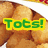 four showing fried food with green text overlays on yellow backgrounds