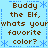 Pixelated text on light blue background with repeating snowflake and dashed-line border elements.