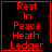 Four identical red text on black background with one showing a heart symbol and another showing an asterisk