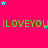 Bright pink background with repeated green text "ILOVEYOU" and scattered cyan and purple stars.