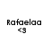 Pixelated text 'Rafaelaa' with '<3' below, repeated in a on white background, no visible animation changes across observations